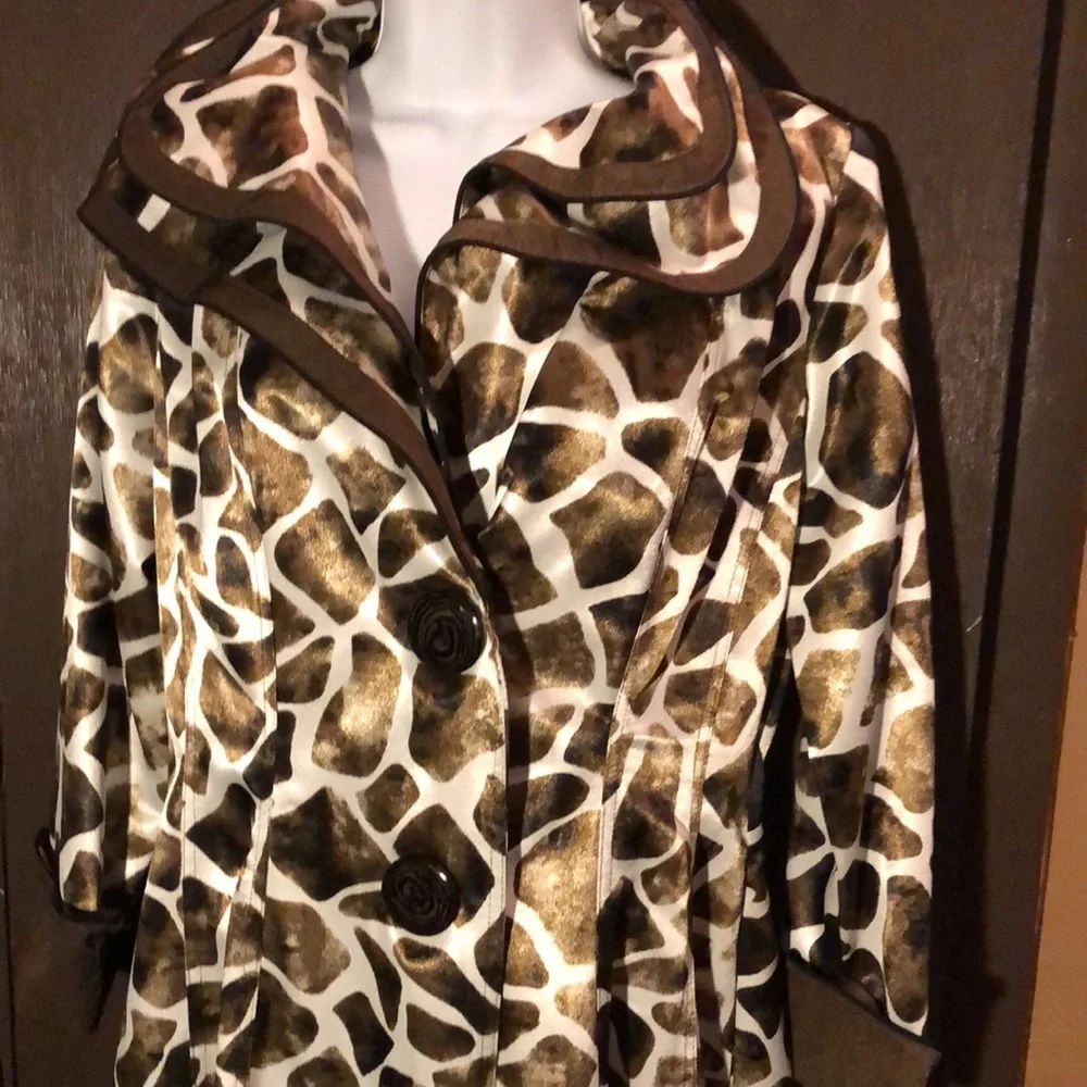 FLEUR DE PARIS NEW ORLEANS ANIMAL PRINT LONG LENGTH DRESS/JACKET (?) - Picture 2 of 9